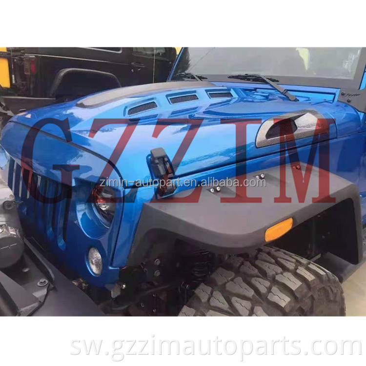 Hood Bonnet Gari Offroad 4x4 Auto Accessories Gari Injini Hood kwa JE*P Jl Jt Jk